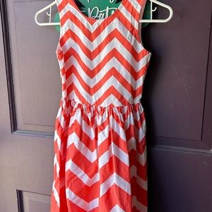 Gymboree size 8 chevron pattern dress